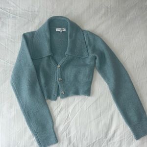 Knit Cropped Cardigan